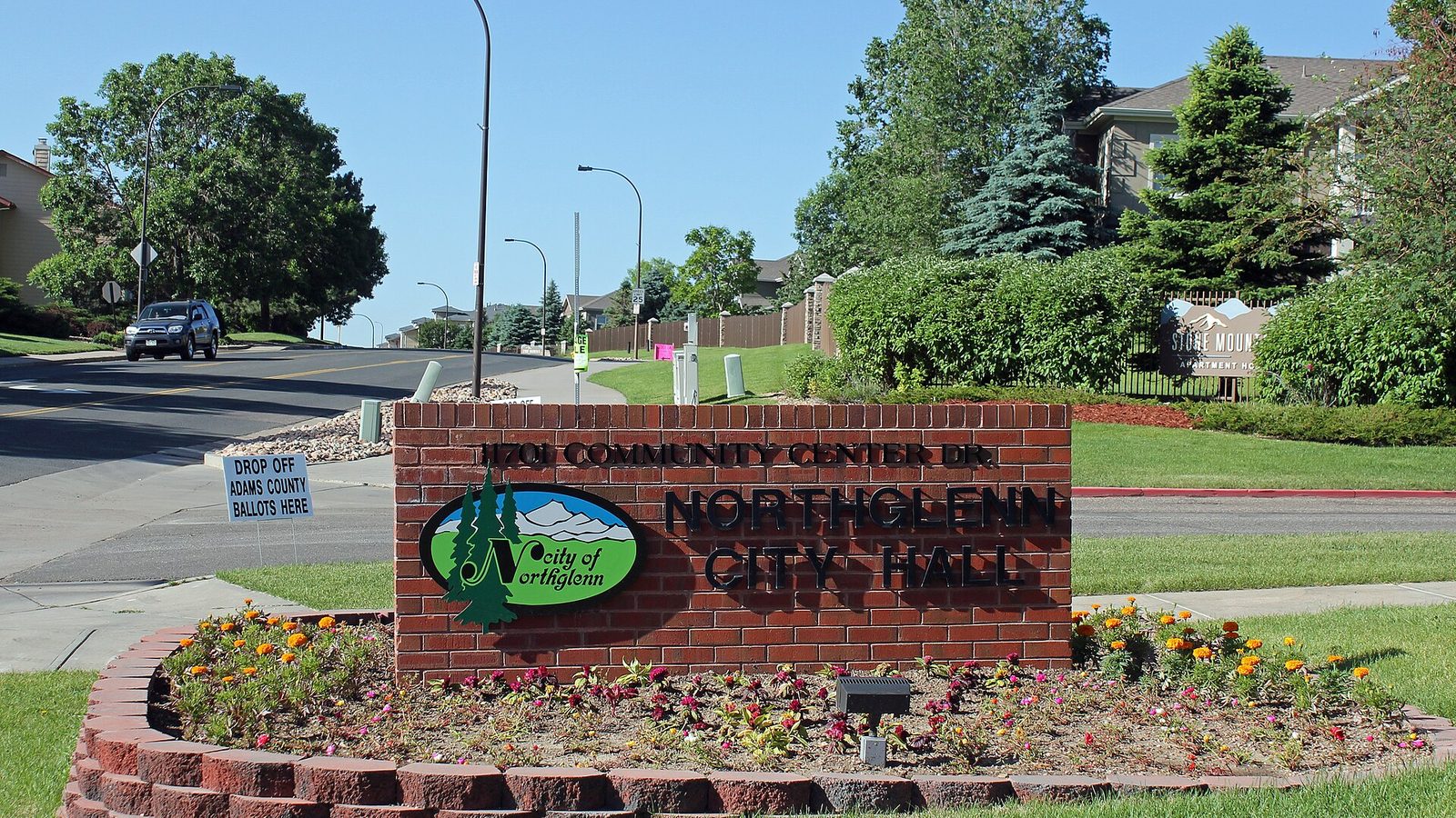 A street scene in Northglenn, Colorado