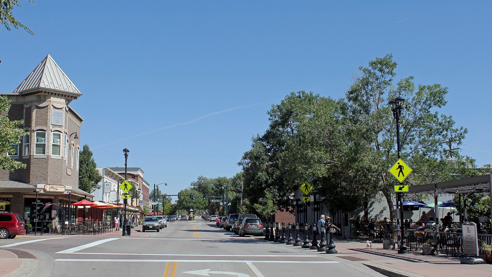 Mainstreet in Parker, Colorado